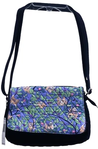 Vera Bradley Convertible Flap Crossbody in Hanging Around & Dark Navy. NWT - Picture 1 of 5