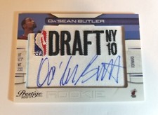 DA'SEAN BUTLER 2010-11 PANINI UPDATE PRESTIGE AUTO PATCH RC #495/495 HEAT 