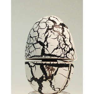 Bahama Kendama BKEGG-WHBK Egg Kendama, White Over Black - Picture 1 of 5