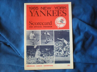 1965 NEW YORK YANKEES PROGRAM - Image 1 of 3