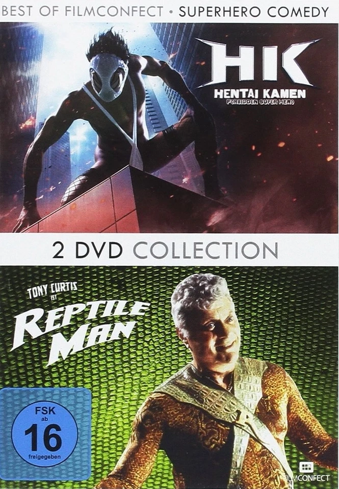 HK: Hentai Kamen / The Reptile - 2 Filme -. [2 DVDs] NEU/OVP - Imagen 1 de 1