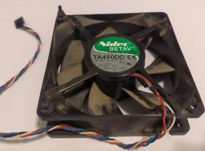 Nidec Betav 12V 1.4A Cooling fan TA450DC B35502-35 DEL 1 - Image 1 of 2