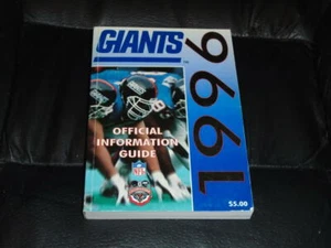 1996 NEW YORK GIANTS NFL FOOTBALL MEDIA GUIDE   NR MINT - Picture 1 of 2