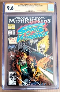 Ghost Rider/Blaze: Spirits of Vengeance #1 CGC SS 9.6 Signed by Adam Kubert!! - Picture 1 of 3