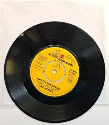 The Meters - Fire On The Bayou 7" vinyl record single 1975 soul funk on Reprise Foto 1 de 4