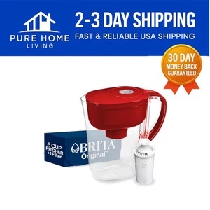 Stylish 6-Cup Metro Water Filter Pitcher, BPA-Free, SmartLight Change Indicator - Picture 1 of 12