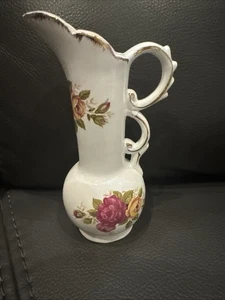 Vintage Fine Bone China “Cottage Rose” Bud Vase - Picture 1 of 3