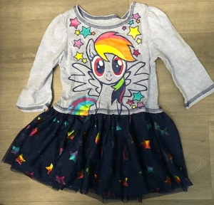 Toddler Girls Blue My Little Pony Dress Rainbow Dash - Picture 1 of 1