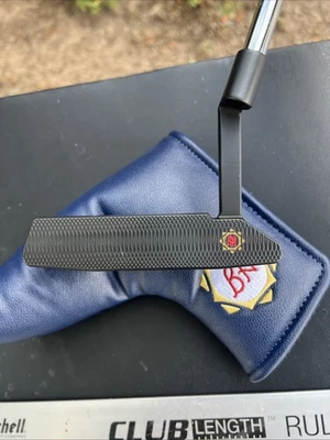 Ben Hogan BHB01 Carbon Tri Sole Milled Putter W Headcover - Image 1 of 4