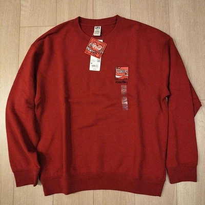 Sudadera Uniqlo Keith Haring Roja Talla M, Unisex, Nueva con Etiqueta Foto 1 de 4