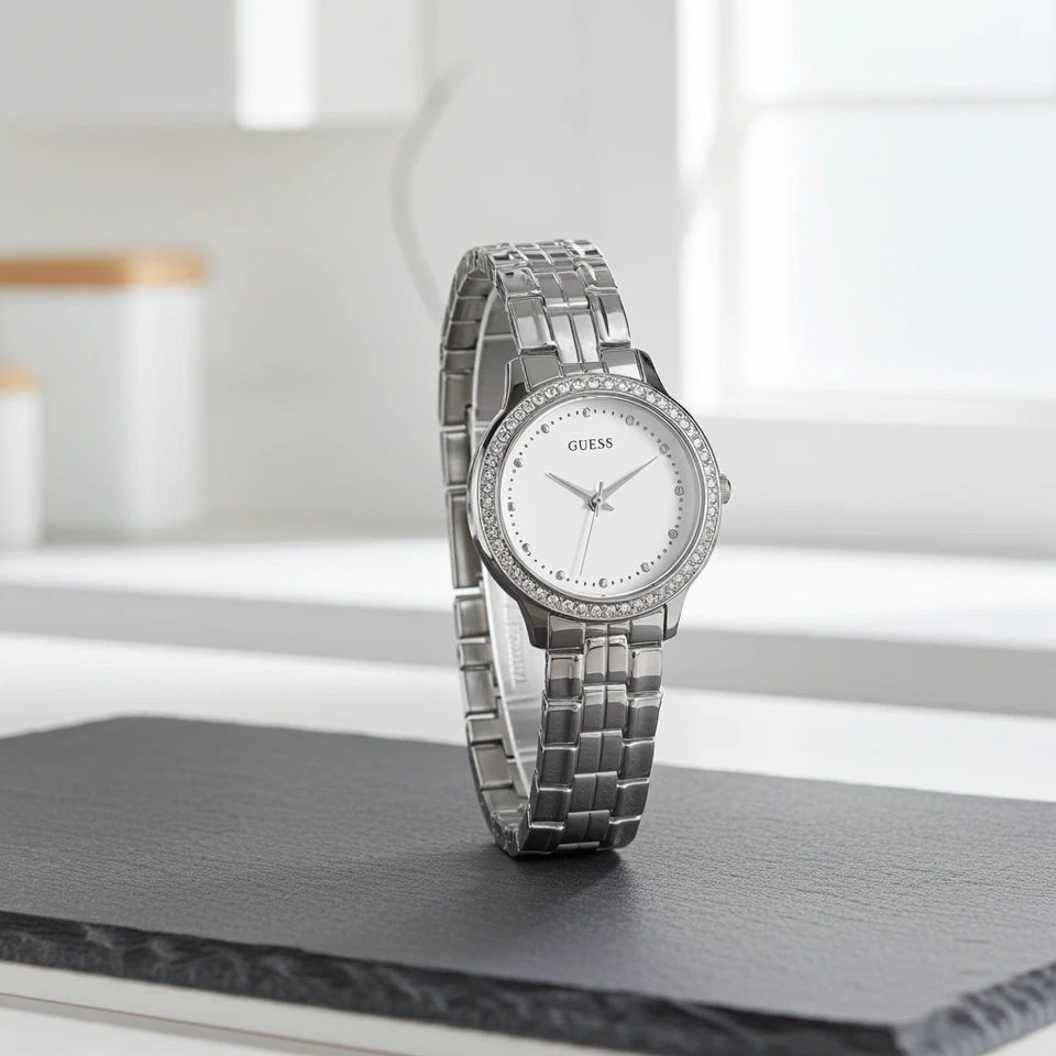 GUESS W1209L1 Chelsea 30mm Women's Stainless Steel Watch