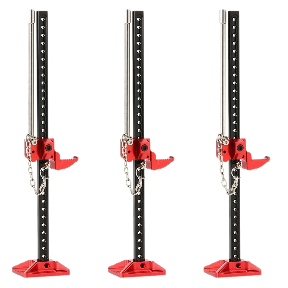 3X 1/10 Scala Rc Car Jack Tool per  D90 Scx10 Rock Crawler Parts Gioca7000 - Immagine 1 di 1