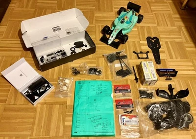 Team Saxo F1-180-V4 Kit RC Formel 1 Aluchassis+Reifen+Ersatzteile 1:10 TOP - Bild 1 von 4