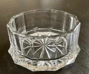 GIFT - CRYSTAL WINE BOTTLE HOLDER Coaster OR Use As A CANDLE HOLDER CANDY DISH - Picture 1 of 6