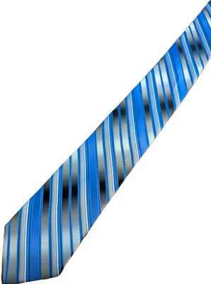 Pierre Cardin Tie Striped Blue Silk China 60x3.5 - Image 1 of 4
