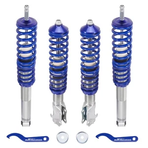 4PCS Suspension Coilovers Absorber for Volkswagen VW Golf MK2 MK3 Vento Corrado - Picture 1 of 16