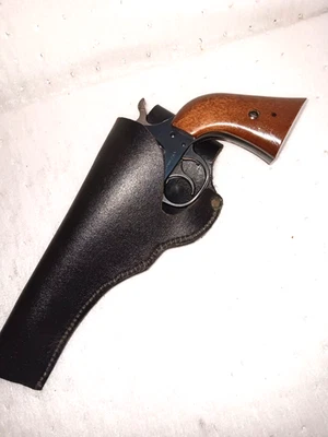 (2) NOS Handmade Leather Holsters fits H&R 22 Revolver Mdl 949 Left Hand - Image 1 of 4