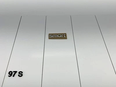 08-13 SMART FORTWO PUERTA TRASERA PUERTA LEVADIZA PLACA DE IDENTIFICACIÓN LOGOTIPO SÍMBOLO OEM Foto 1 de 4