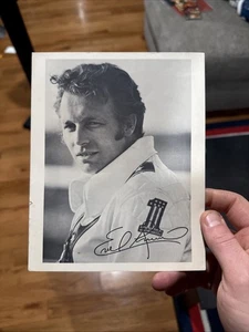 Vintage Evel Knievel Black & White 8x10 Photo Faksimile Signature Fan Club 1970s - Bild 1 von 2