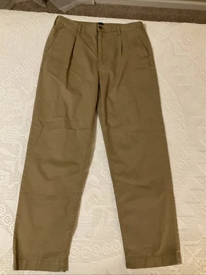 Pantalón chino American Eagle Flex suelto fácil marrón 34x36 nuevo con etiquetas 0786 Foto 1 de 4
