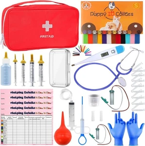 Welpe Kätzchen Whelping Kit Neugeborene Helping Zubehör Pflege Fütterung Flasche Kit - Bild 1 von 12