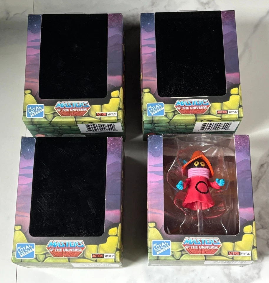 4 Loyal Subjects Masters of the Universe Vinyls Orko Stinkor Mer-Man Skeletor - Image 1 of 1