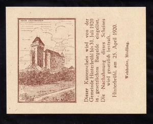 HINTERBRUHL  - AUSTRIA NOTGELD -   10 Heller - Bild 1 von 2