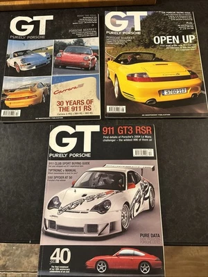 GT Purely Porsche Magazine x3 2003 - Issue 21,23 & 25 - Carrera RS, Market 2003 - Image 1 of 4