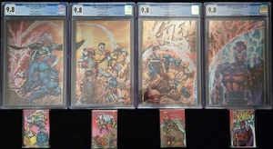X-Men Faksimile Edition #1 Unbekannt Comics Folienset mit Pin Set - CGC 9.8! - Bild 1 von 9