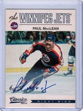 12/13 PANINI CLASSICS SIGNATURES HOCKEY BASE AUTO CARDS (1-200) U-Pick From List