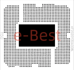 LGA1150 BGA1150 CPU BGA Sockel Reball Laser Schablone Vorlage - Bild 1 von 4