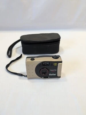 VIVITAR PN2011 35mm Film Camera Panoramic Focus Free Point and Shoot With Case - Image 1 of 4