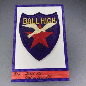 Ball High School Galveston TX Texas 4" Patch - Picture 1 of 3