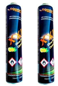 Klimaanlagenreiniger Auto Desinfektion Spray 2x BIG PACK 750 ml Citrus - Bild 1 von 5