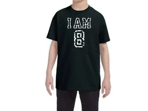 I am 8 T-shirt Outfit Boys Shirt 8th Birthday 8 Years Old - Picture 1 of 4