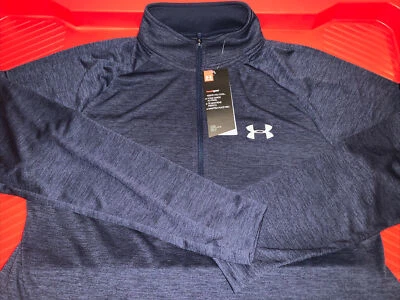 Under Armour Tech 1/2 Zip Academy/Steel Blue Regular MD NWT 💪🏻 - Image 1 of 2
