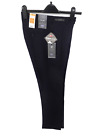 M&S Men's active waist wool blend trousers 30W/33L navy blue new with tags