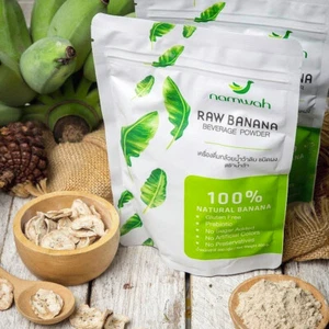 Namwah Raw Organic Green Banana Beverage Powder 100% Gluten Free, No Sugar 200g. - Picture 1 of 9