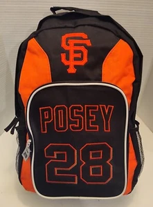 San Francisco Giants Buster Posey Black and Orange backpack MLB Genuine Merch. - Picture 1 of 16