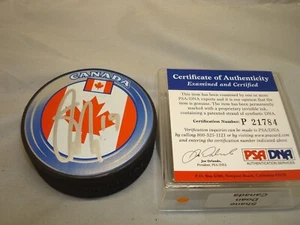 Shane Doan Signed Team Canada Hockey Puck Autographed PSA/DNA COA 1A - Picture 1 of 3