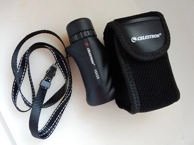 Celestron Nature 10x25 Monocular – Outdoor and Birding-5.8 Deg w/Strap, Case - Image 1 of 2