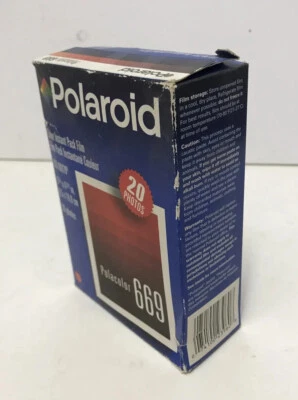 NEW EXPIRED 1999 - Polaroid Polacolor 669 Color Instant Pack Film - 20 Photos - Image 1 of 4