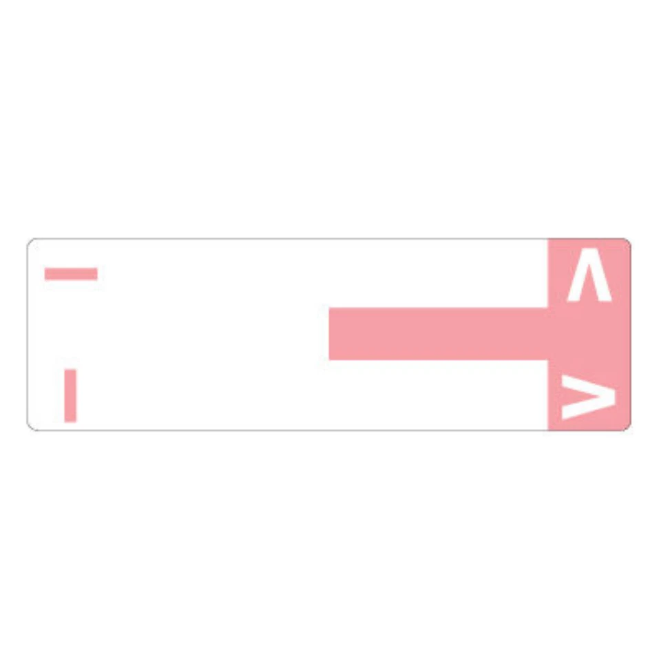 Smead AlphaZ NCC Color-Coded Name Labels - Sheets I and V 100 Qty - Image 1 of 1