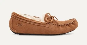 UGG Men's Olsen Slipper Chestnut Size 12 Suede Upper Fixed Leather Lace - Picture 1 of 6