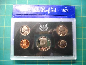 1972 S UNITED STATES PROOF SET 5 MÜNZEN OVP - Bild 1 von 3