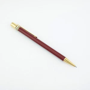 Vintage Must de Cartier Trinity Burgundy /Bordeaux Lacquer Mechanical Pencil Pen - Bild 1 von 8