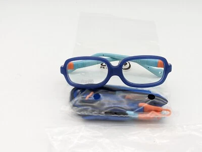 Nano Vista Joey 3.0 Baby Eyeglasses Flexible with Neck Strap Navy Blue , Orange - Image 1 of 4