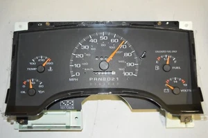 95-97 Chevy S10 GMC Sonoma AUTO 100mph Speedometer Instrument Cluster 16167975 - Bild 1 von 8