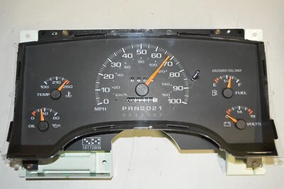 Cuadro de instrumentos velocímetro 95-97 Chevy S10 GMC Sonoma automático 100 mph 16167975 Foto 1 de 4