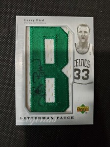 2006-07 LARRY BIRD CHRONOLOGY LETTERMAN AUTO PATCH SP #23/40! AUTOGRAPH! READ!!!